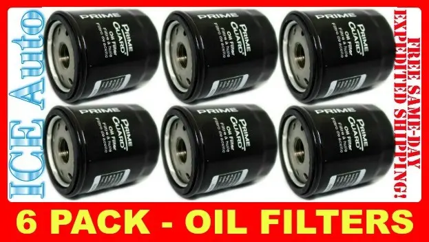 6 Pack - Prime Guard Premium Engine Oil Filters (Fram, Wix, Ac Delco) Pof241 1