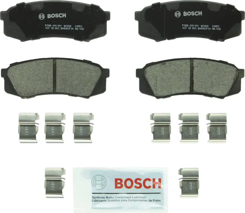 Bosch Bc606 Quietcast Premium Ceramic Disc Brake Pad Set - Compatible With Select Lexus Gx460, Gx470, Lx450; Toyota 4Runner, Fj Cruiser, Land Cruiser, Sequoia; Rear 1