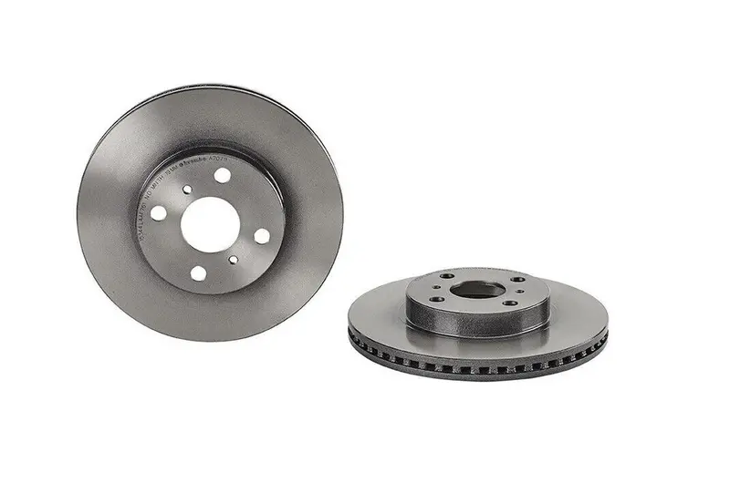 Brembo Front Disc Brake Rotor For Prius C, Yaris, Iq (09.A707.11) 1