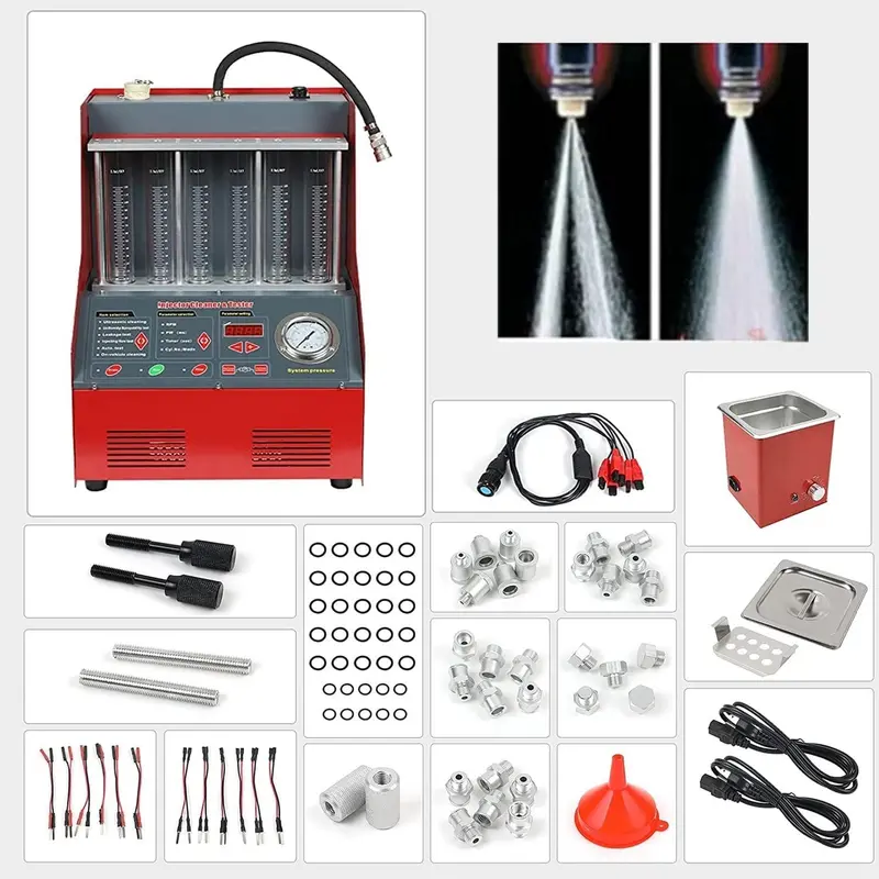 Cnc-602A Injector Cleaner & Tester Cnc 602A Electromechanical Fuel Cleaner With Transformer 1