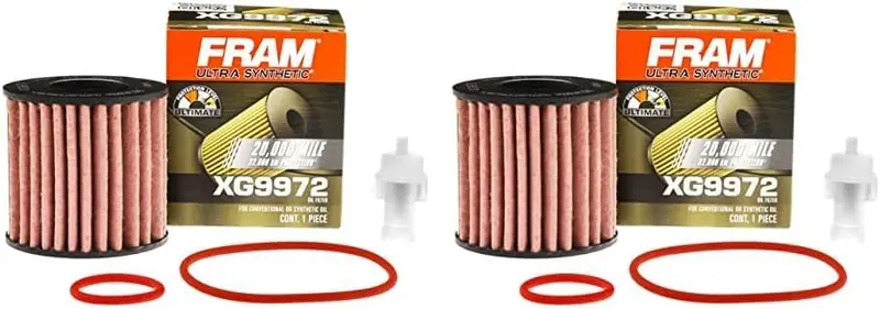 Fram Ultra Synthetic Xg9972 20K Mile Change Automotive Replacement Engine Oil Filter For Synthetic Oil Changes, Premium Vehicle Engine Protection Oil Filter For Select Vehicle Model Years 1