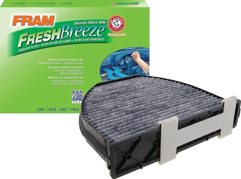Fresh Breeze Cabin Air Filter Replacement For Car Passenger Compartment W/ Arm And Hammer Baking Soda, Easy Install, Cf10934 For Mercedes-Benz Vehicles 1