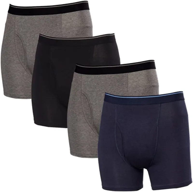 Kirkland Men's Boxer Brief Pima Cotton 4 Pack 1