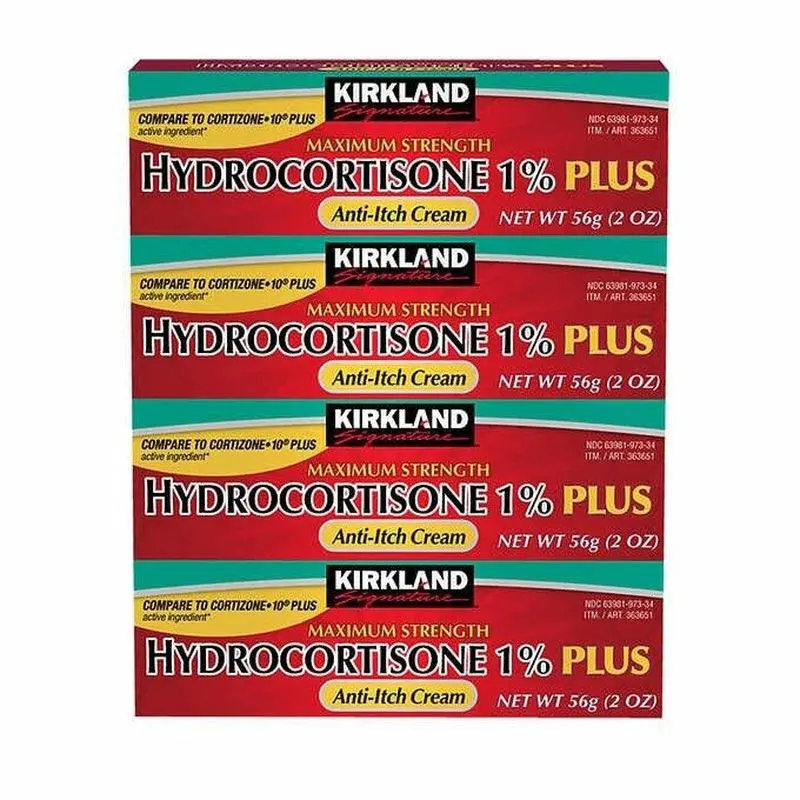Kirkland Signature Hydrocortisone 1% Plus Anti-Itch Cream, 8 Ounces 1