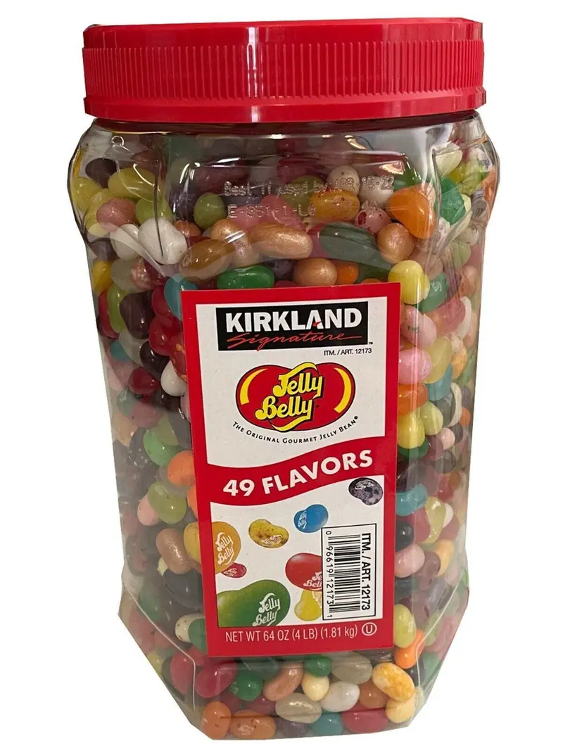 Kirkland Signature Jelly Belly Jelly Beans 49 Gourmet Flavors 4 Pounds (64 Oz)Lb 1