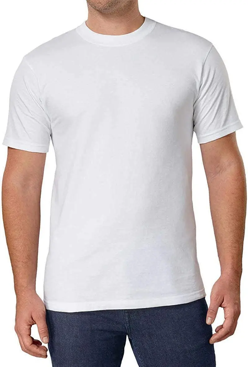 Kirkland Signature Men's Crew Neck T-Shirts 100% Cotton (Pack Of 6) 1