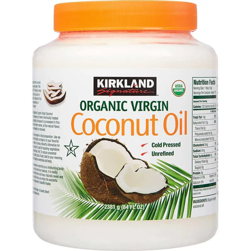 Kirkland Signature Organic Virgin Coconut Oil 84 Fl Oz *Keto *Low Carb *Vegan 1
