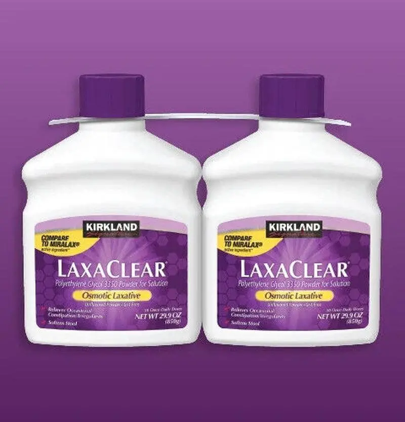 Laxaclear By Kirkland Signature , 100 Doses, Polyethylene Glycol 3,350 1