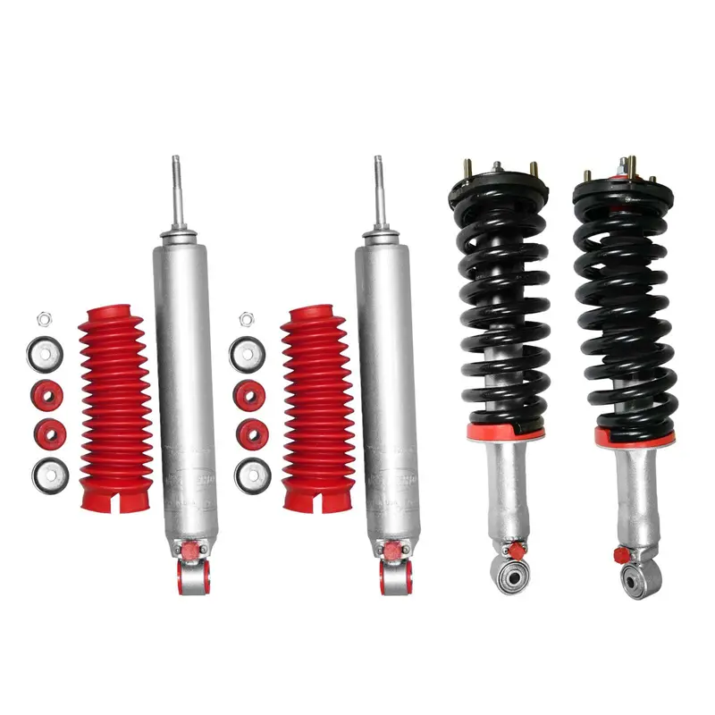 Rancho Quicklift Leveling Strut + Rs9000xl Adjustable Shocks Set For 2000-2006 Toyota Tundra 4Wd W/2.5" Lift 1
