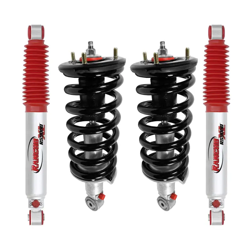 Rancho Quicklift Leveling Strut + Rs9000xl Adjustable Shocks Set For 2004-2015 Nissan Titan 4Wd Rwd W/1.75" Lift 1