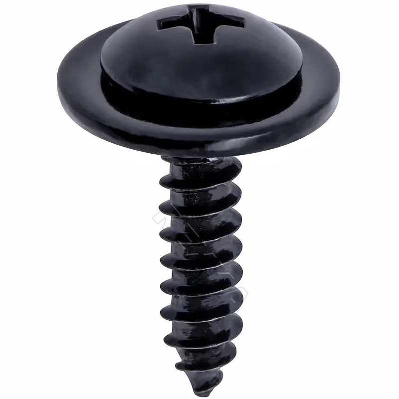 Rexka 50Pcs Fender Liner Splash Shield Wheelhouse Liner Screw Phillips Truss Head Sems Compatible With Honda Acura Bmw 90114-Se0-000 Accord Ilx Rdx Tl Tsx 90114Se0000 1