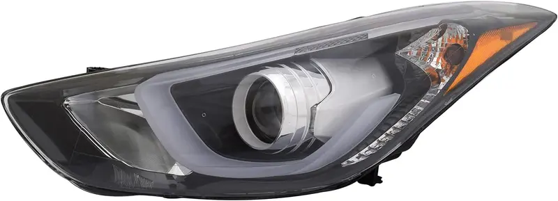 Tyc 20-9618-00 Headlight Assembly Left Side, Fits Hyundai Elantra 13-16 1