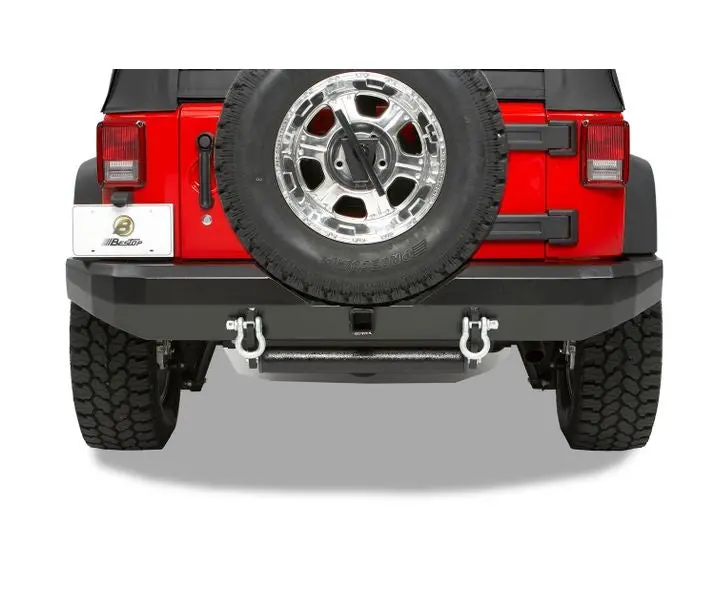Bestop 44911-01 Highrock 4X4 Rear Bumper – Bolt-On, Heavy-Gauge Steel Design 1