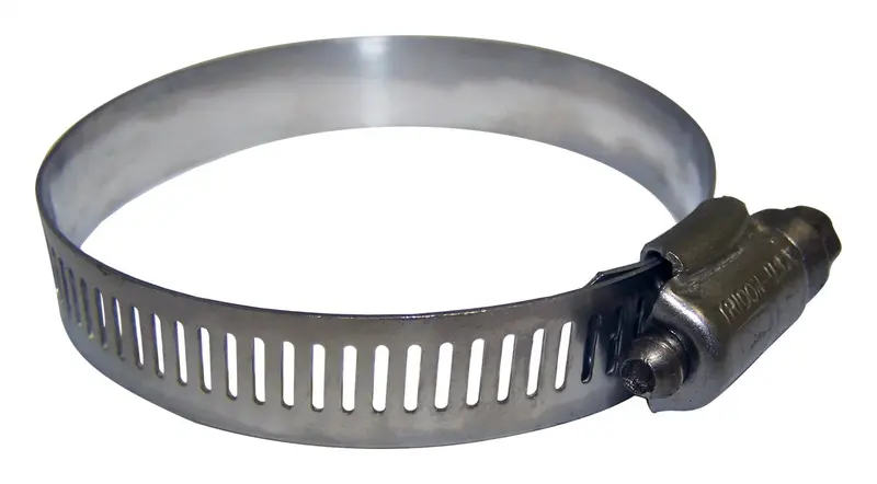 Crown Automotive Worm Gear Hose Clamp – Adjustable 1-13/16-Inch To 2-3/4-Inch Fit For Jeep Applications 1
