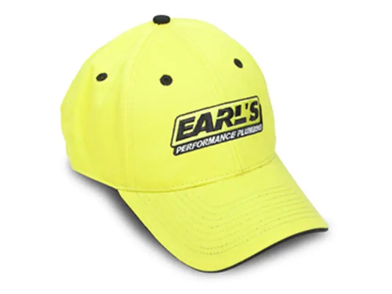Earl'S 11002Erl Yellow Anodized Brake Line Cap With Black Trim 1