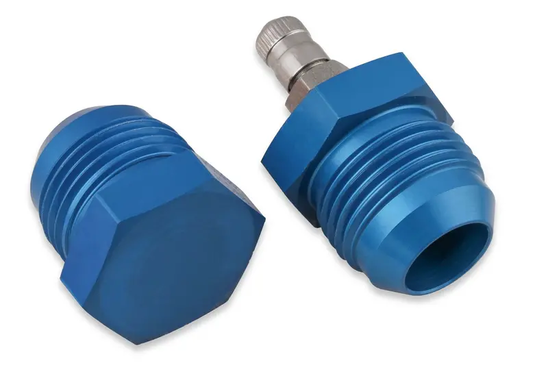 Earl'S D016-12Erl Pressure Testing Kit – -12An Fitting, Anodized Blue Finish 1