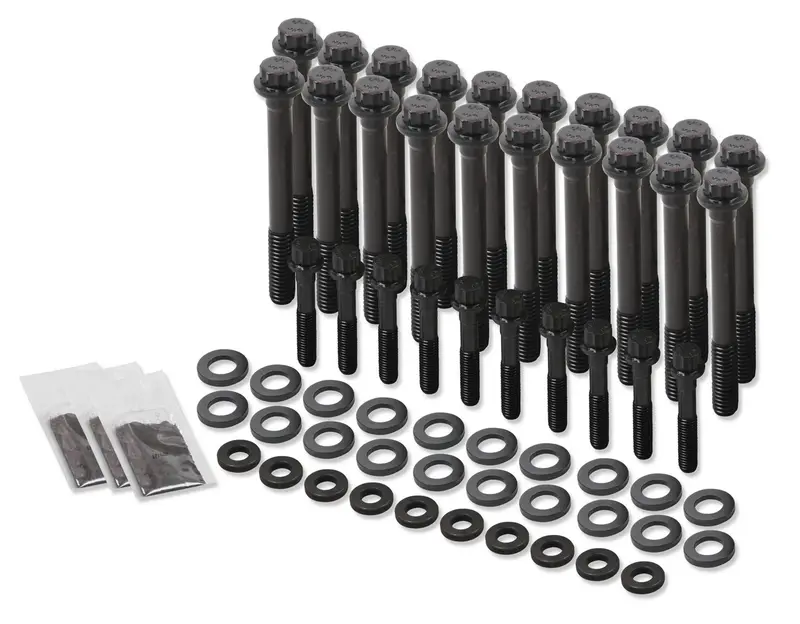 Earl’S Performance Head Bolt Kit – Includes 12-Point Bolts, Washers, And Anti-Seize Lubricant 1