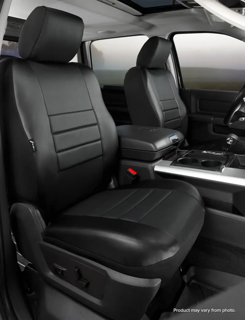 Fia Leatherlite Custom Seat Covers – Black/Black Premium Fit 1