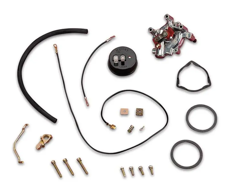 Holley Electric Choke Conversion Kit – Shiny Finish With Internal Vacuum Source 1