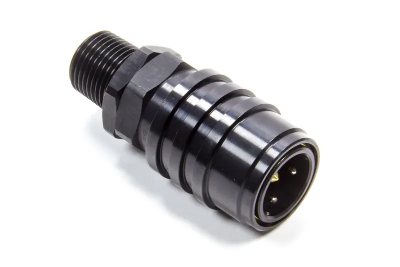 Jiffy-Tite Quick-Disconnect Male Fitting – 1/2" Npt With #8 Socket And Valve 1