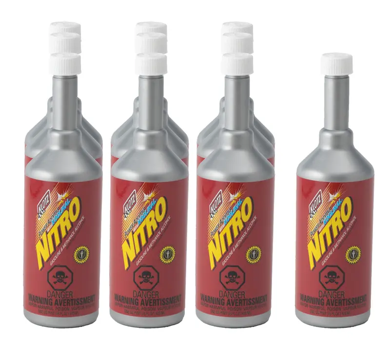 Klotz Kl-600-10 Nitro Power Additive – 10-Pack Pint Bottles With Koolinal Storage Case 1