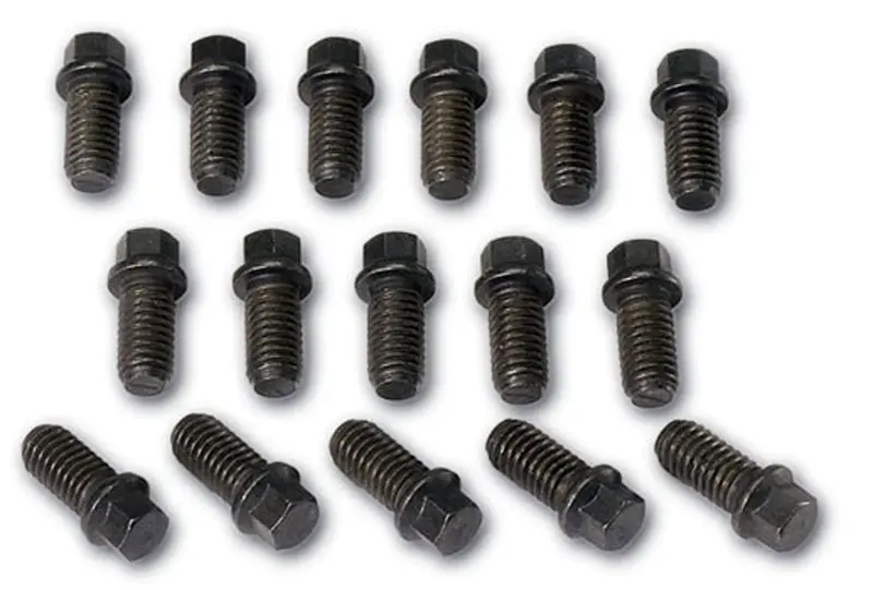 Moroso 38710 High-Strength Header Bolts – Grade 8 Steel, Black Oxide Coated, For Exhaust Manifolds 1