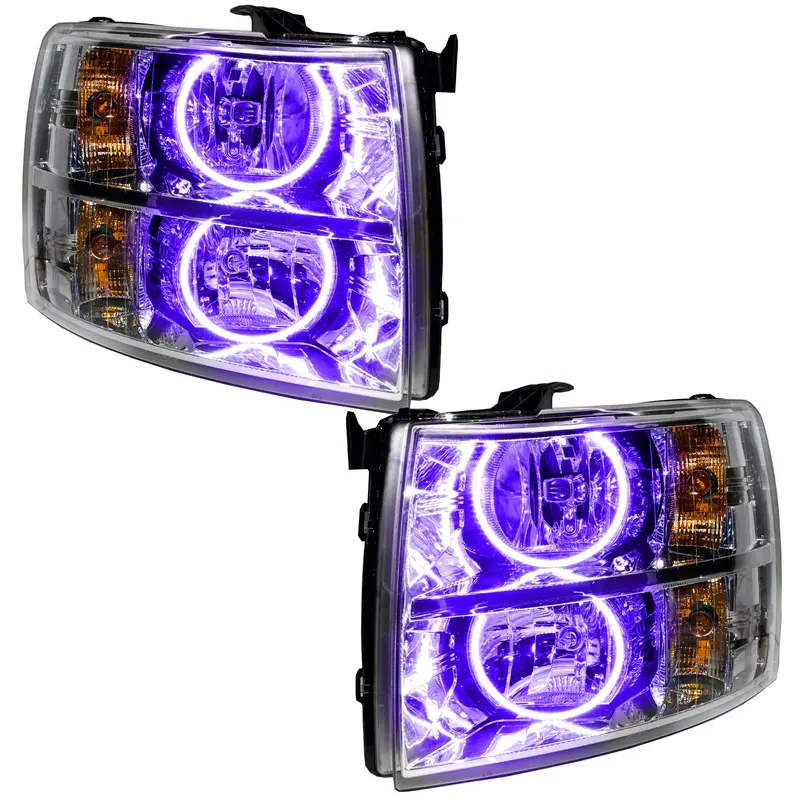 Oracle Lighting 7007-007 Uv-Purple Smd Round Headlights — Pre-Assembled For Custom Fitment 1