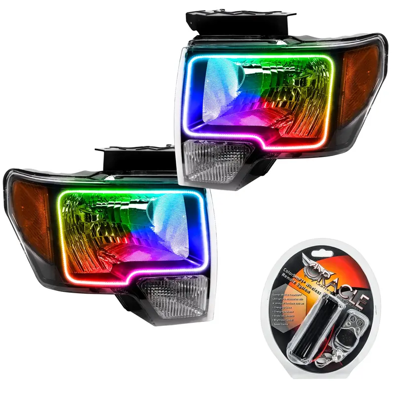 Oracle Lighting Colorshift Led Headlights – Pre-Assembled, Black Bezel 1