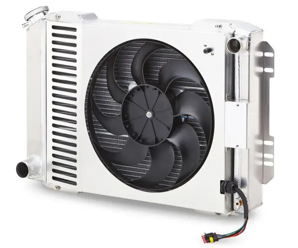 Proform 69696.1 Slim-Fit Radiator System For Mopar E-Body (1970–74) And A/B-Body (1960–88) With Manual Transmission 1