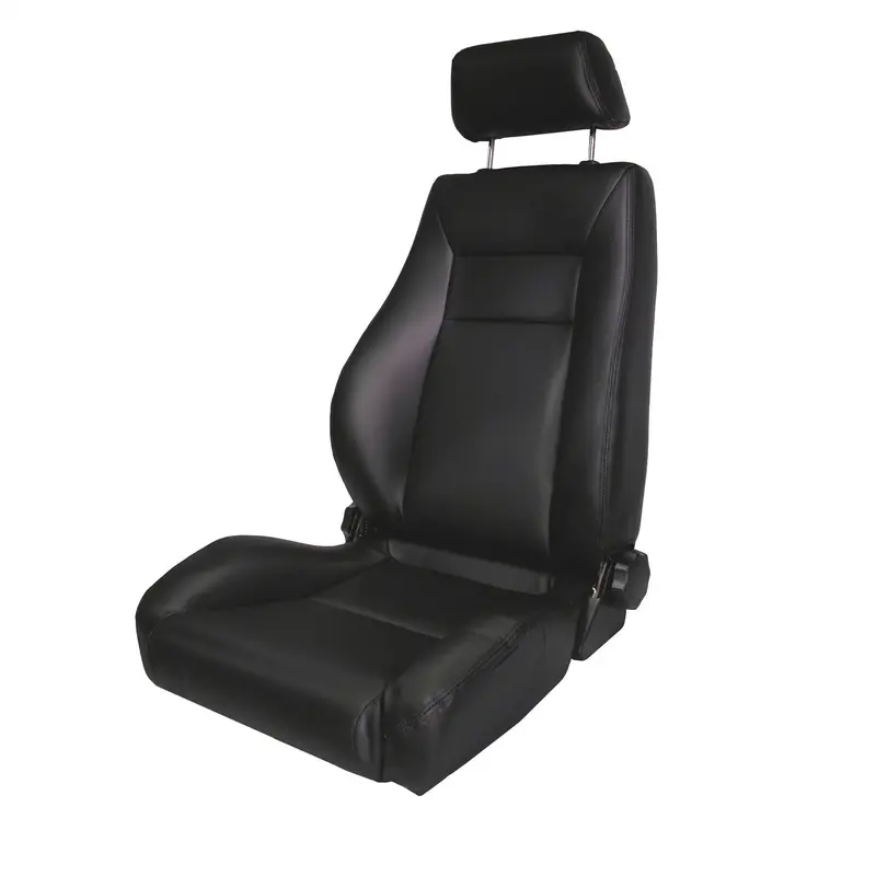 Rugged Ridge Super Seat – Front High-Back Design In Black Denim Fabric 1