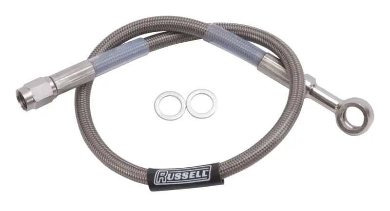 Russell 657030 Competition Brake Hose Kit – Braided Stainless Steel For Race-Grade Responsiveness 1