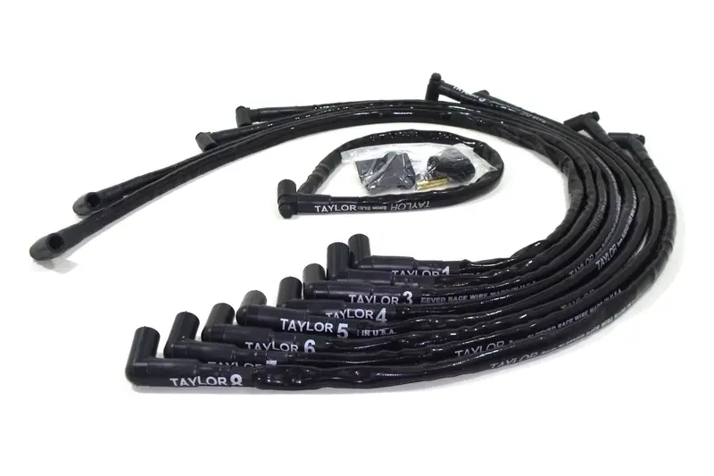 Taylor Cable 86068 Thundervolt 8.2Mm High-Performance Ignition Wire Set – Sleeved For Emi Protection 1