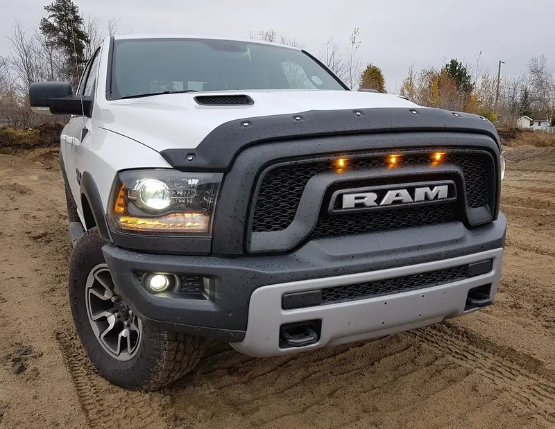Tough Guard Ram Classic Hood Protector – Black Smooth Finish, Fits 2009–2019 Models (Ts6R09) 1